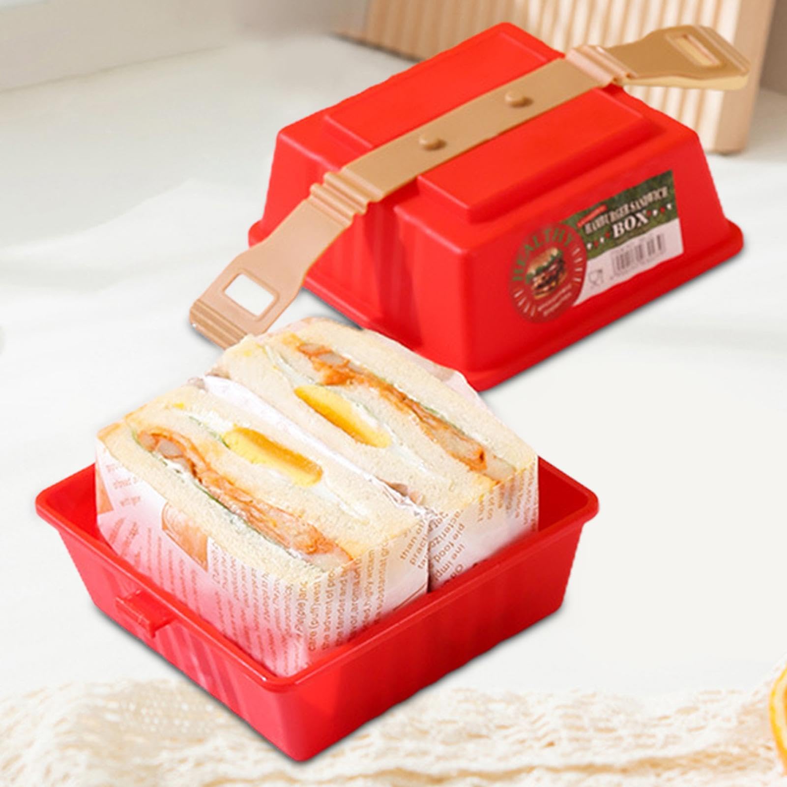 Amazon.co.jp: ハンバーガーボックス - ハンバーガー保存容器